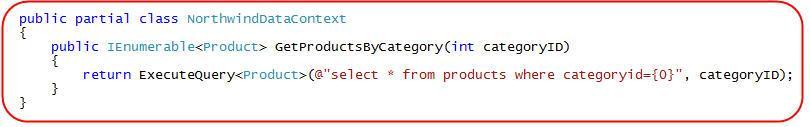 Trong ví dụ mẫu ở trên chúng ta đã không viết bất kỳ câu lệnh SQL nào để truy vấn dữ liệu và lấy về các đống tượng có kiểu Product.