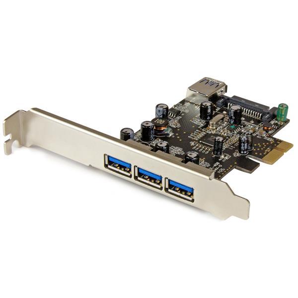 4-Port PCI Express USB 3.0 Card Product ID: PEXUSB3S42 Here s a cost-effective solution for adding USB 3.0 connectivity to your computer. This 4-port PCIe USB 3.