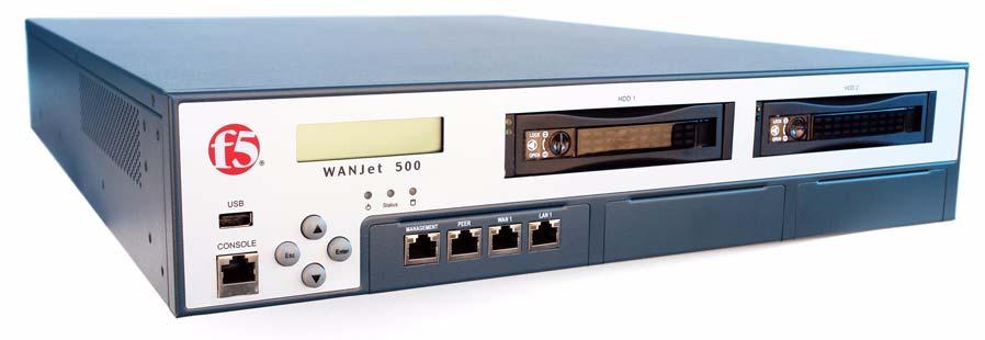 Introducing the WANJet 500 Platform Overview of the WANJet 500 platform F5 Networks WANJet 500 platform is an appliance-based solution that delivers LAN-like application performance over the WAN.