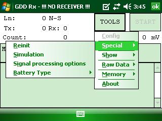 The default battery type if the GDD Rx program cannot detect it is Ni-CD.