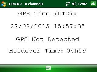 No GPS signal from the beginning, GPS signal lost for more than 5 hours or Use GPS Time synchronization unchecked If your checked Use GPS Time synchronization and if there is no GPS