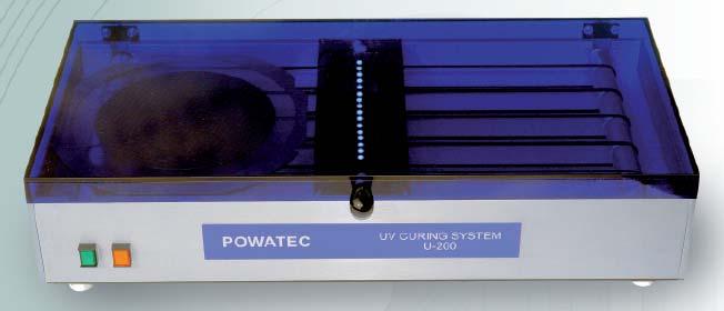 UV curing U 200 The U 200 from Powatec is a manual UV