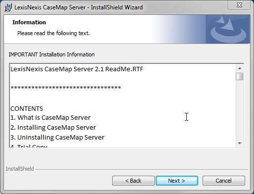 22 CaseMap Server 7.