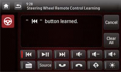 4 Press and hold the button on the steering wheel for one second. The following interface is displayed. Reset the system If the system hangs up, reset it.
