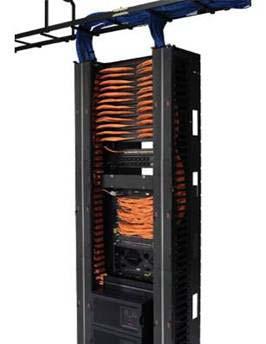 Open frame racks provide unobstructed airflow and fast, easy access to installed equipment, and can be paired with high density vertical cable managers for maximum