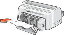 3. Remove any paper from the duplexer. 4. Close the duplexer door until it snaps shut. 5. Turn on the printer. 6. Reprint the document.