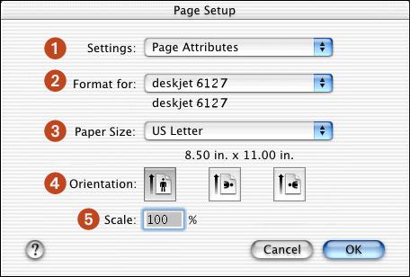 using the page setup dialog box Use the Page Setup dialog box to modify a document's layout.