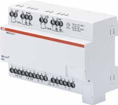 ABB i-bus KNX HCC/S 2.2.1.1 Heating/cooling circuit controller Description of product The device is a modular DIN rail component (MDRC) in pro M design.