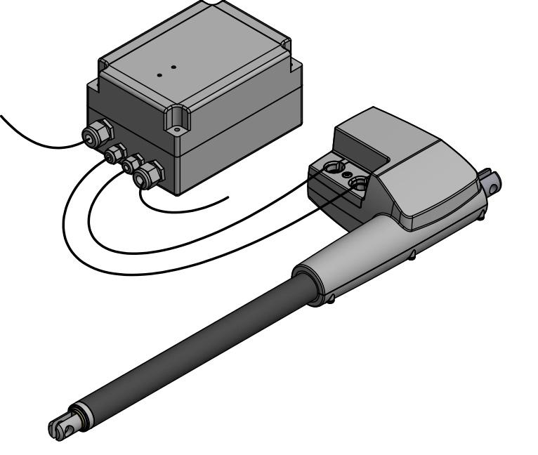 TECH-system Type 322 BASIC To operate a single actuator in
