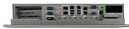 Rich I/O Interface Line out MIC 2 x RS-232 Combo LAN 1 1 2 2 x RS-422/485 RS-232/422/485 DC input VGA (terminal block) 2 Power switch 2 x USB 3.0 DC input (DC jack) 2 x USB 2.