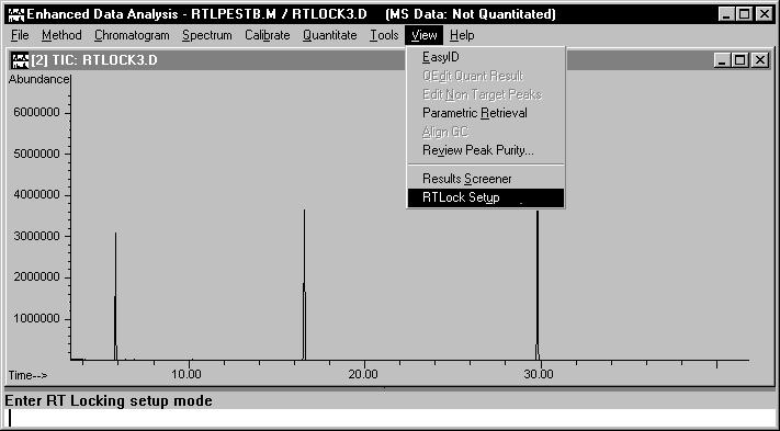 Running an RTLock Method Once the RTL method is created, you can analyze and process new samples.