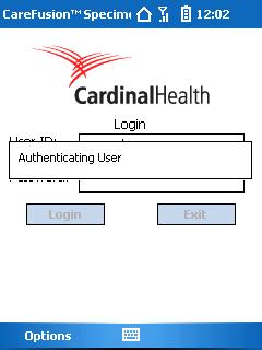 Specimen Icon 1 2 Use the keyboard to enter assigned ID and password 3. After logging in, the Nursing Units List screen will appear. Scan the patient s wristband.