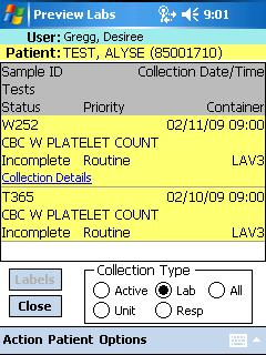 Edit or Delete - Patient s record will be updated.