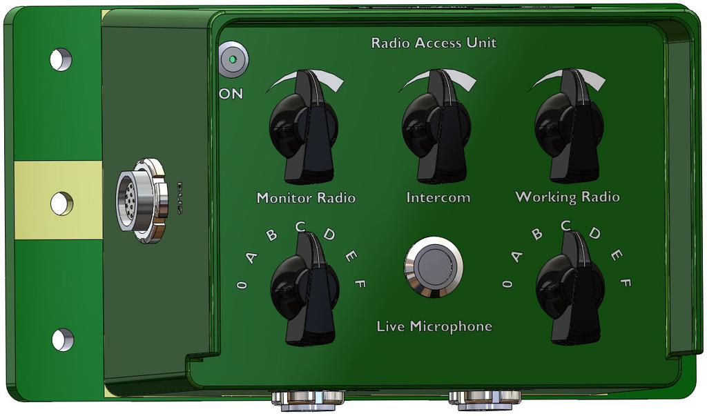 Radio Access Unit The RAU is the main user interface which provides all the functions necessary to achieve the operation requirement.