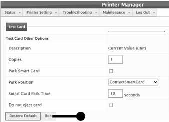 Refer to the Datacard CardWizard Issuance Software and Card Printer Setup Guide for information about how to add the printer to CardWizard