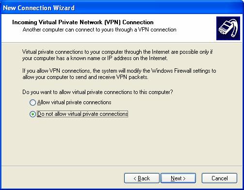 allow virtual private connections,