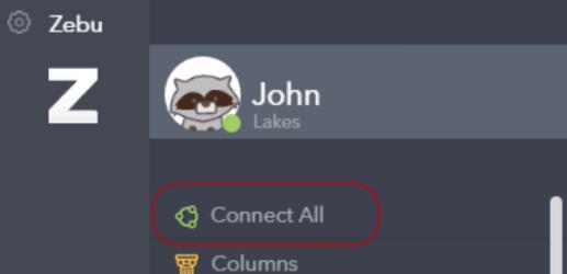H. USING CONNECT ALL Connect All is a way to easily message all the members of your organization across different teams. Click on Connect All and a regular chat will appear, with all the members.