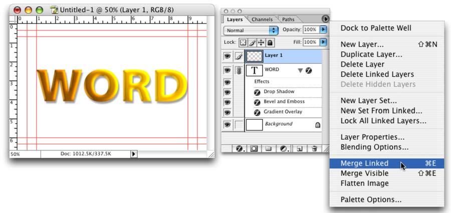 Prepare Photoshop Files If you have applied layer styles, you must flatten them before input. 1. Select the layer that has the layer style applied. 2. Create a new (empty) layer 3.