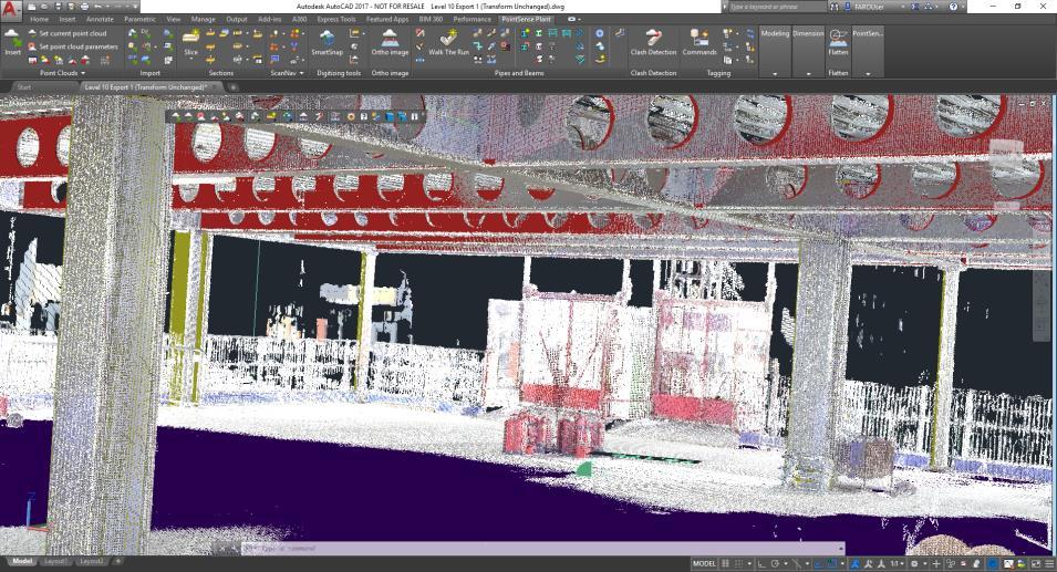 dwg Produces layered heat map Point Cloud