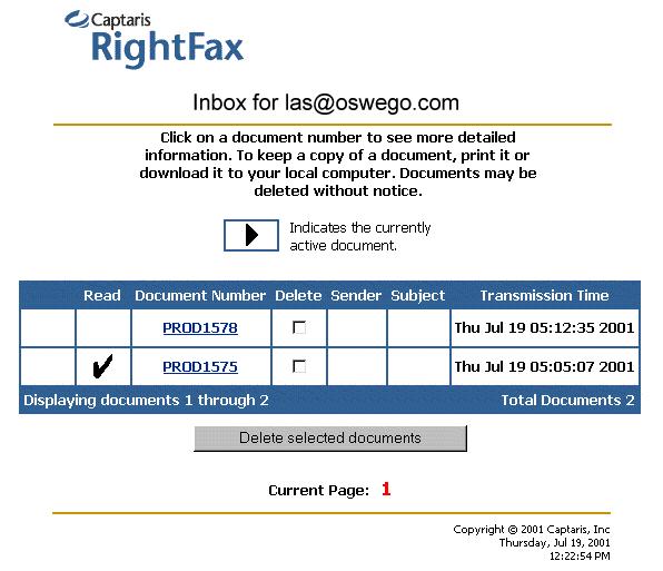 RightFax 9.0 SecureDocs Module Guide 26 2. Select a logon option: If you are a first-time user of the certified delivery Web site, click Create Account, and follow the prompts on the screen.