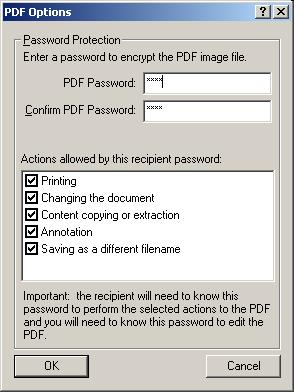 RightFax 9.0 SecureDocs Module Guide 30 To send an encrypted PDF 1. From one of the RightFax desktop applications, open the Fax Information dialog box. 5. Click the [.