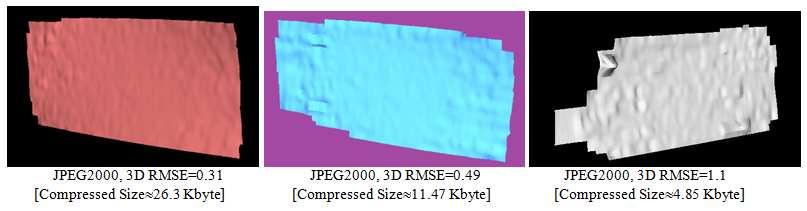 Fig. 22 Decompressed Wall image by using JPEG2000 and JPEG algorithm,