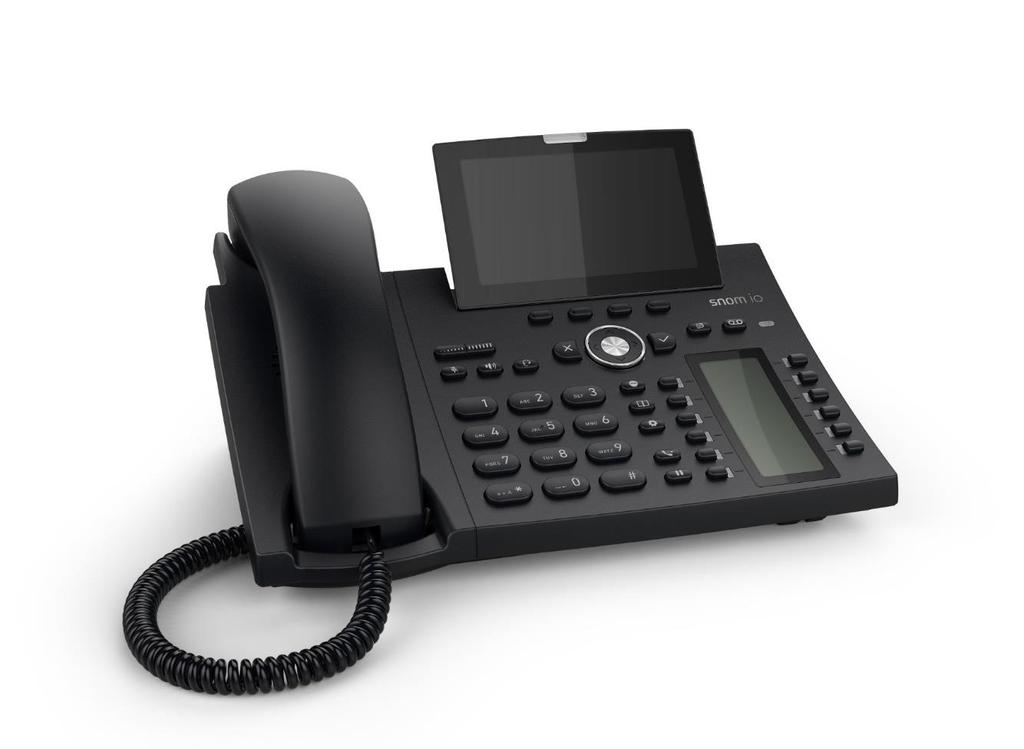 D385 Desk Telephone Available from Q2-2018 Top level next generation IP Phone 4.