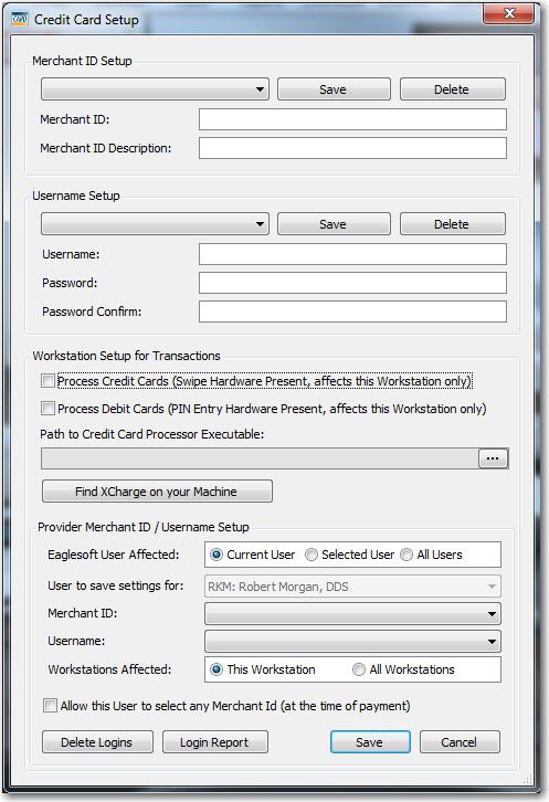 Merchant ID Setup Enter the Merchant ID and Merchant ID Description. To add another Merchant ID, select Save and enter another ID.