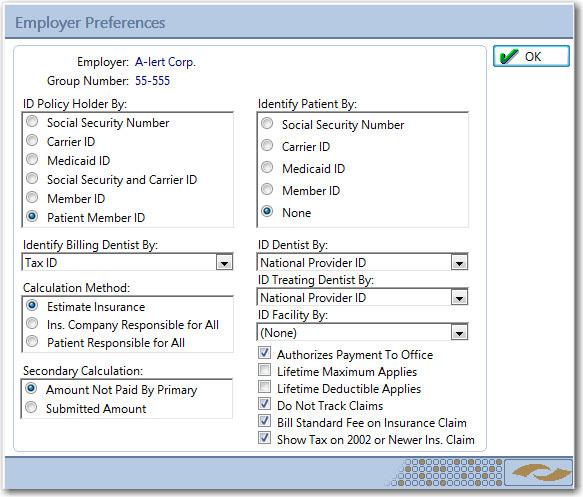 Select Edit. 3. In the Edit Employer window, select Preferences.