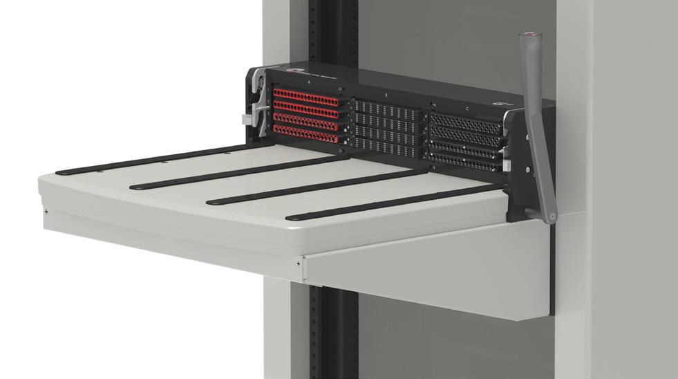 Verify the distance from the front of the rack enclosure to the rail is between 1" and 4" (Figure A). 2.
