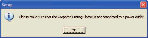 exe, and then click [OK]. (6) The Graphtec driver installation window is displayed.