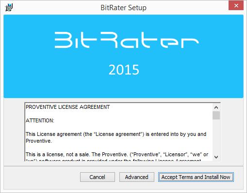 INSTALL AND USE BITRATER CLIENT Install