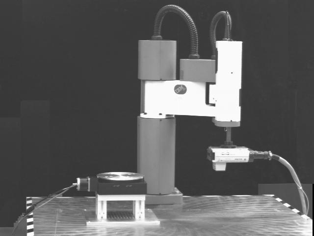 Experimental Setup Sensor: Servo-Robot laser