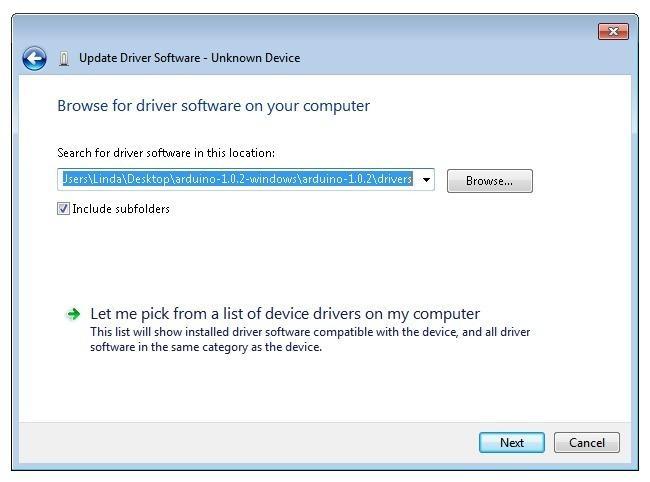 You will then be prompted to either Search Automatically for updated driver