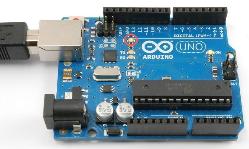 Lesson 1 Blink Introduction In this lesson, you will learn how program your Uno R3 controller board to make the Arduino's built-in LED blink.