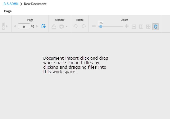How to Import a New Documents - Click and Drag Method The second method of importing a document uses a Windows click and drag technique.