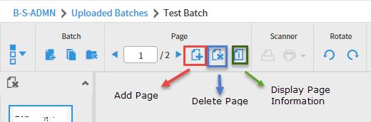 How to Import a Batch The Batch Import option allows you to add pages to batches one of three ways: 1. Click and drag a file from your local file system into the Batch window.