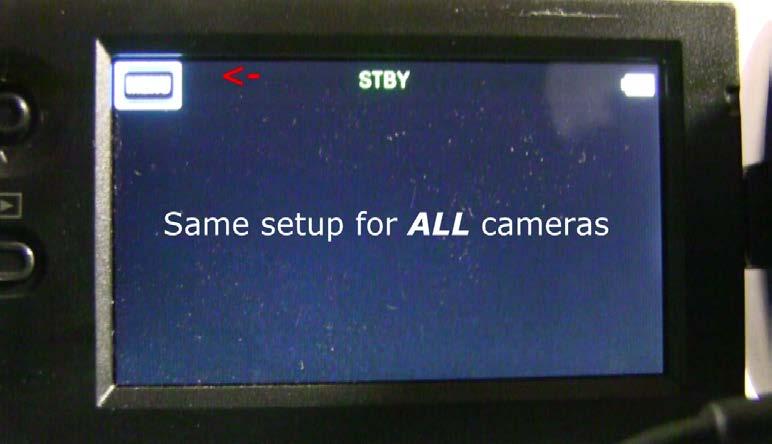 to push out text (record/battery status) from the camera down to the LCD.