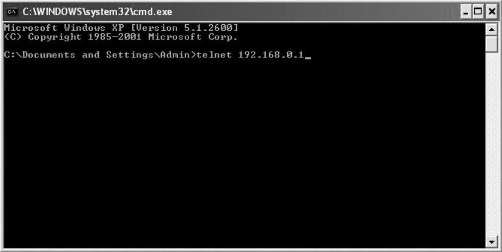 1 in the command prompt shown as Figure 5-6, and press the