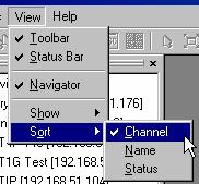 CHAPTER 3: RARITAN REMOTE CLIENT (RRC) 19 Sorting Ports Use the Sort options on the