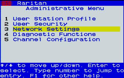 CHAPTER 5: LOCAL CONSOLE PORT ACCESS 73 Local Port Administration Dominion KX should ideally be managed via Dominion KX Manager (see Chapter 4: Administrative Functions, Launching Dominion KX