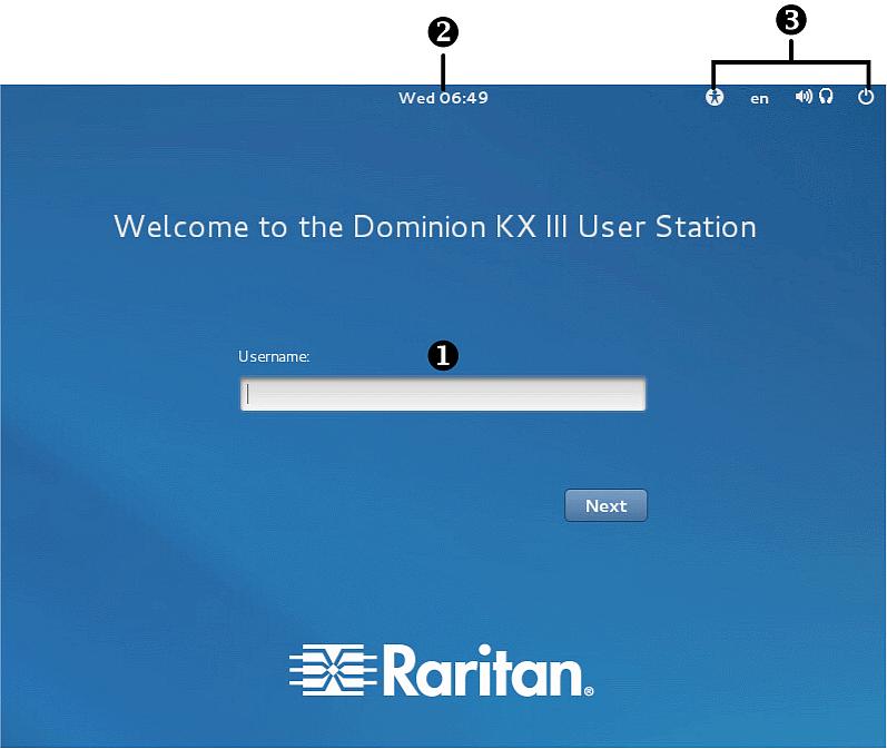 Chapter 1: Introduction Introduction to the Software After powering on the User Station, the Login Screen is shown. After successfully logging in to the User Station, the Main Screen displays.