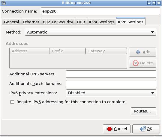 Chapter 8: System Settings IPv6 Settings Automatic: IPv6 autoconfiguration automatically assigns an IPv6 address to the User Station, and retrieves the information of DNS server(s) and domain(s) from