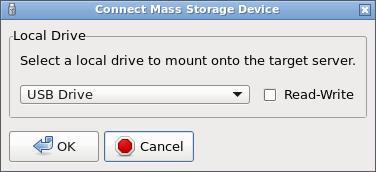 Chapter 5: Using the KVM Client Mounting Local Drives This option mounts an entire disk drive virtually onto the target server. Use this option for external drives only.