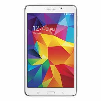 Samsung Galaxy Tab 4 7.0 Designed with the whole family in mind, the Samsung Galaxy Tab 4 offers endless entertainment options.