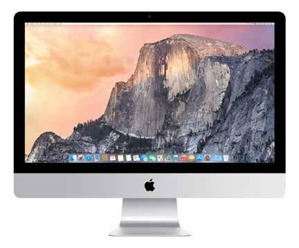27-inch imac with Retina 5K display 14.7 million pixels. And the power to do beautiful things with them. With 14.