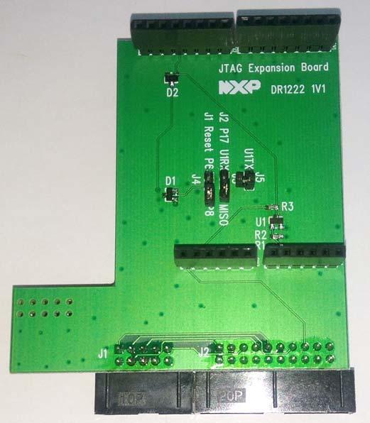 Appendices Note the following: Figure 27: JTAG Expansion Board A 10-way JTAG header is provided on the Carrier Board. However, this header does not include the reset signal.
