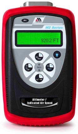 User s Manual 9R122-A June, 2010 M203 Altimeter / Indicated Air Speed Tester USER S MANUAL The Meriam Process Technologies (Meriam) M203 Altimeter / Indicated Air Speed Tester is a microprocessor