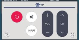 Select the remote you want to use by tapping its type/name on the QuickRemote bar along the left side of the screen. 3. Tap the buttons on the displayed remote.