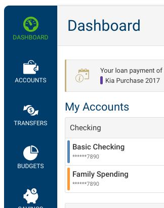 KEY FEATURES AT-A-GLANCE KEY FEATURES AT-A-GLANCE ONLINE BANKING After logging in to the new WPCCU Online Banking, you will be able to personalize the look and feel of Online Banking,